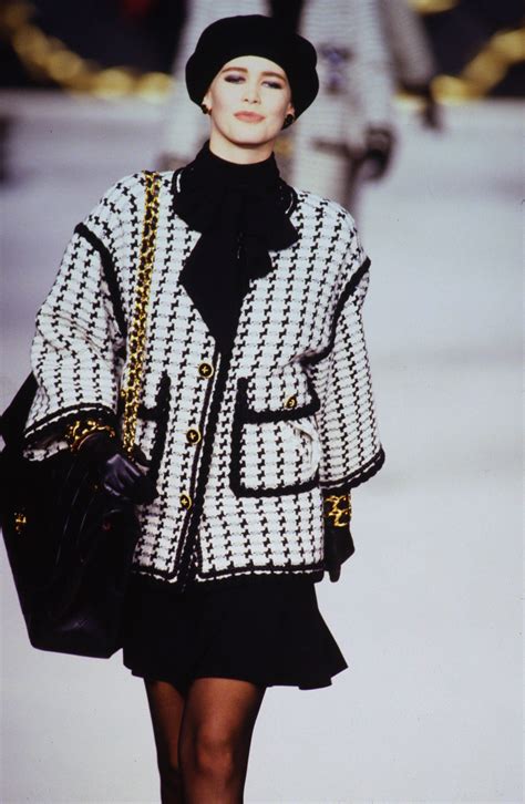 chanel 1990 couture|chanel 90s runway.